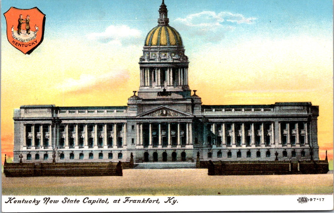 Vintage Postcard Kentucky New State Capitol Frankfort United States Unposted