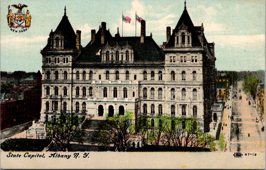 Vintage Postcard State Capitol Albany New York United States Unposted