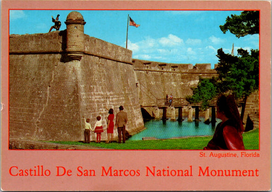 Vintage Postcard Castillo De San Marco National Monument Florida Unposted