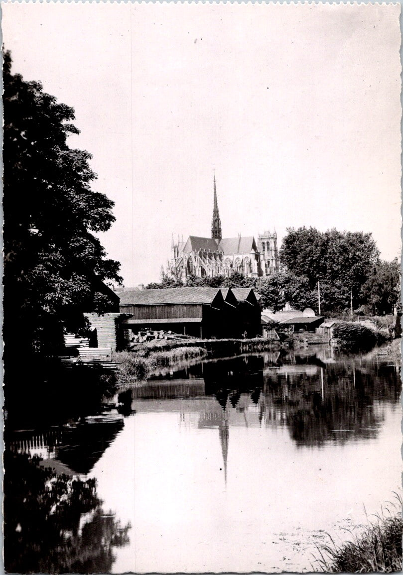 Vintage Postcard Landscape Of The Somme Amiens France Unposted