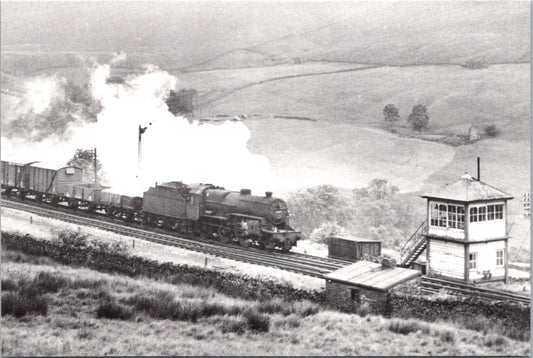 Vintage Postcard Engines No. 42771 With Northbound Freight Train Denthead