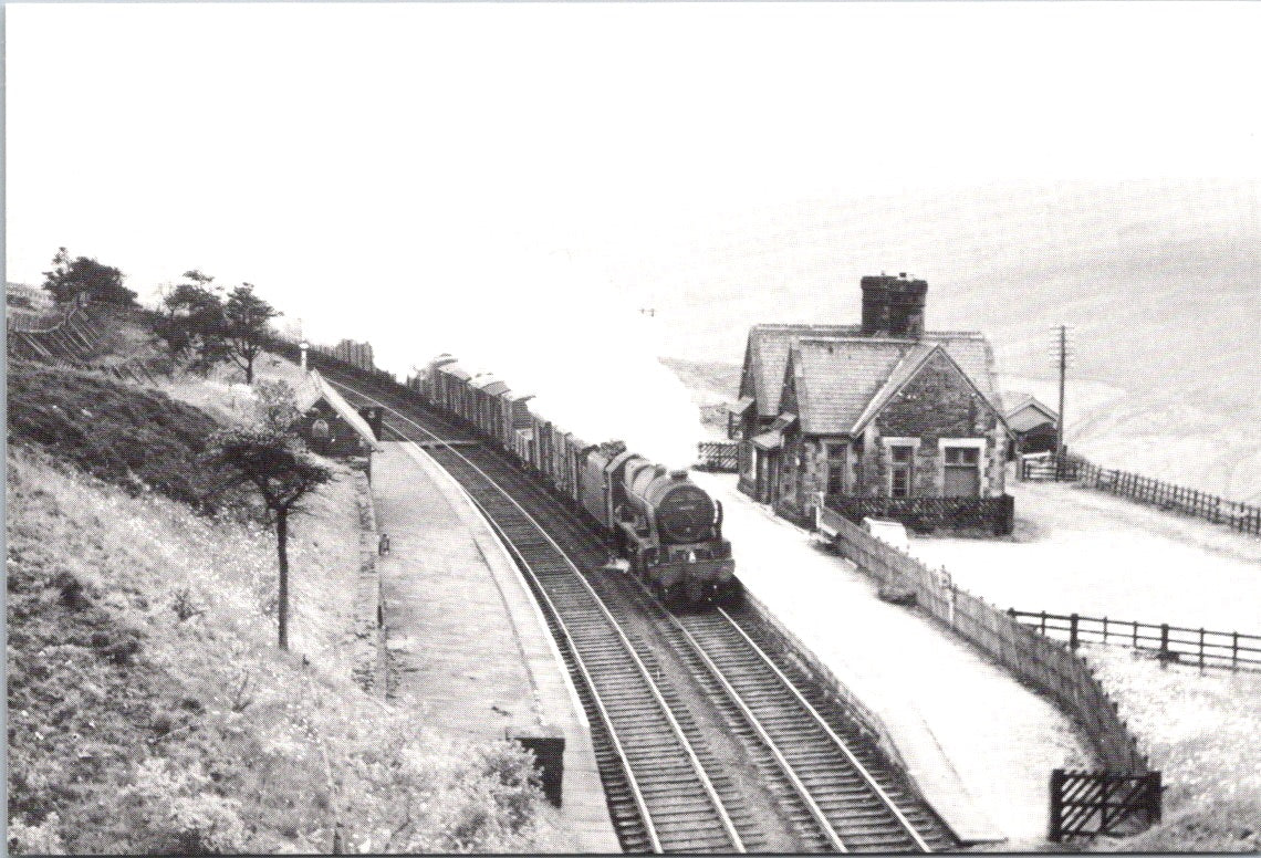 Vintage Postcard Royal Scot Class No 46118 Northbound Freight Train England