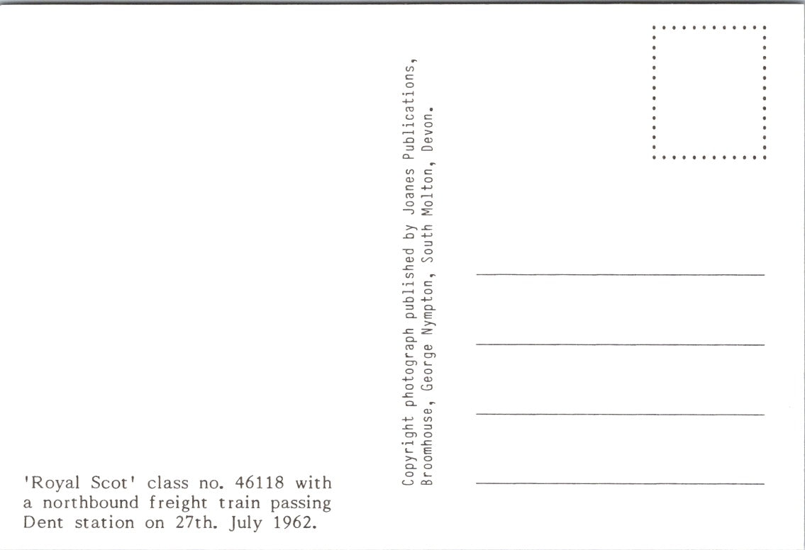 Vintage Postcard Royal Scot Class No 46118 Northbound Freight Train England
