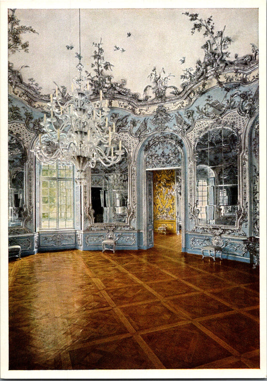 Vintage Postcard Schloss Amalienburg Mirror Hall Southeast View Of The Bedroom