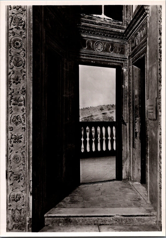 Vintage Postcard Entrance To The Study Room Of Duke Federigo Urbino Italy