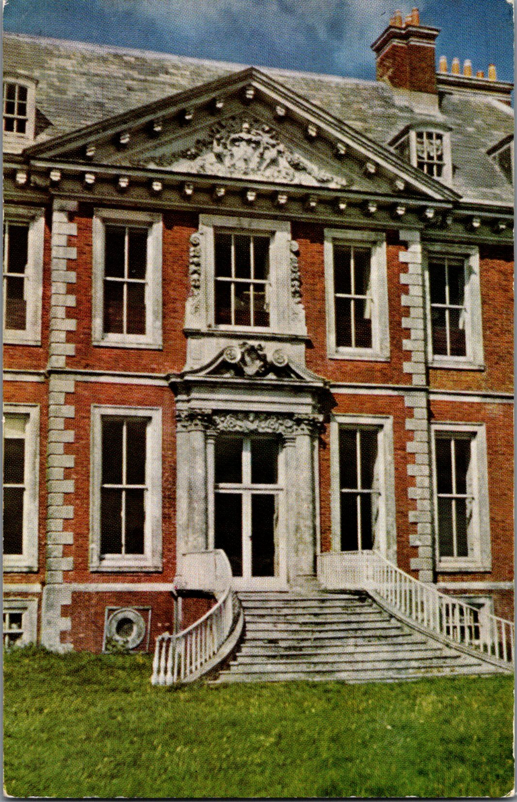 Vintage Postcard The South Front Uppark Sussex England United Kingdom Unposted