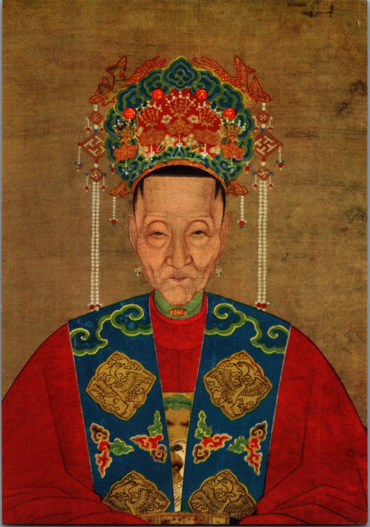 Vintage Postcard Portrait Of An Empress Ming Dynasty 1368-1644 China Unposted