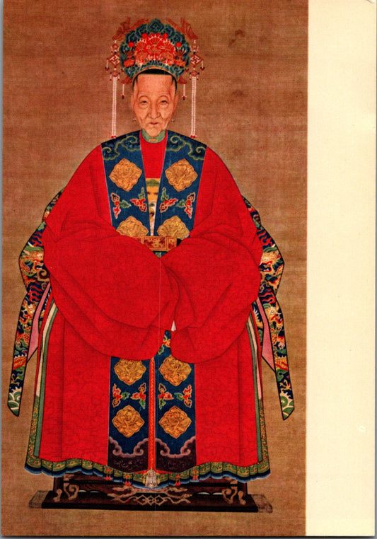 Vintage Postcard Ming Dynasty A Portrait Of An Empress China 1368-1644 Unposted