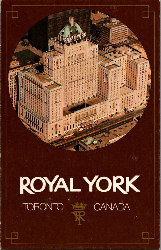 Vintage Postcard The Royal York Toronto Canada Unposted