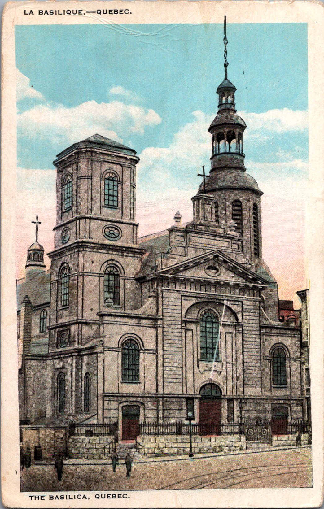 Vintage Postcard Notre-Dame de Québec Basilica Cathedral Canada Unposted