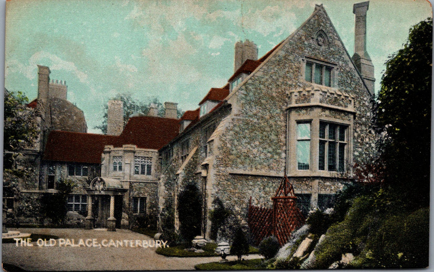 Vintage Postcard The Old Palace Canterbury Cathedral England United Kingdom