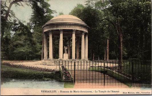 Vintage Postcard The Temple of Love Hamlet Of Marie Antoinette Versailles France