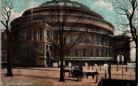 Vintage Postcard The Royal Albert Hall London England United Kingdom Unposted