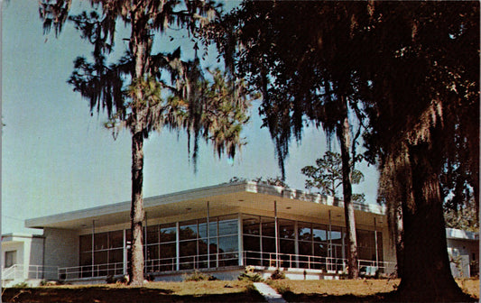 Vintage Postcard The Civic Center Dowling House Advent Christian Home Florida