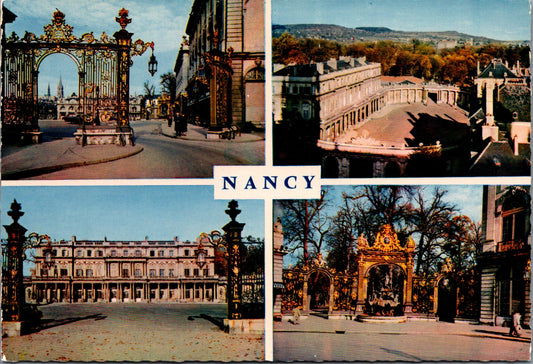 Vintage Postcard Souvenirs Of Nancy France Meurthe-et-Moselle Unposted