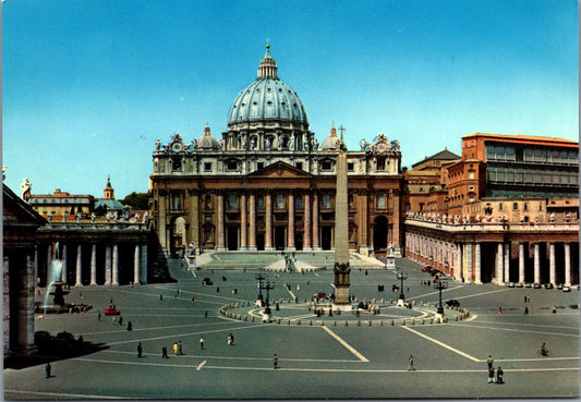 Vintage Postcard The Saint Peter's Basilica Vatican City Rome Italy Unposted