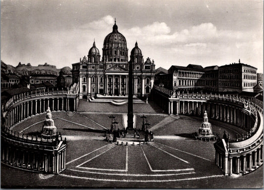 Vintage Postcard Saint Peter's Basilica Vatican City Rome Italy Unposted