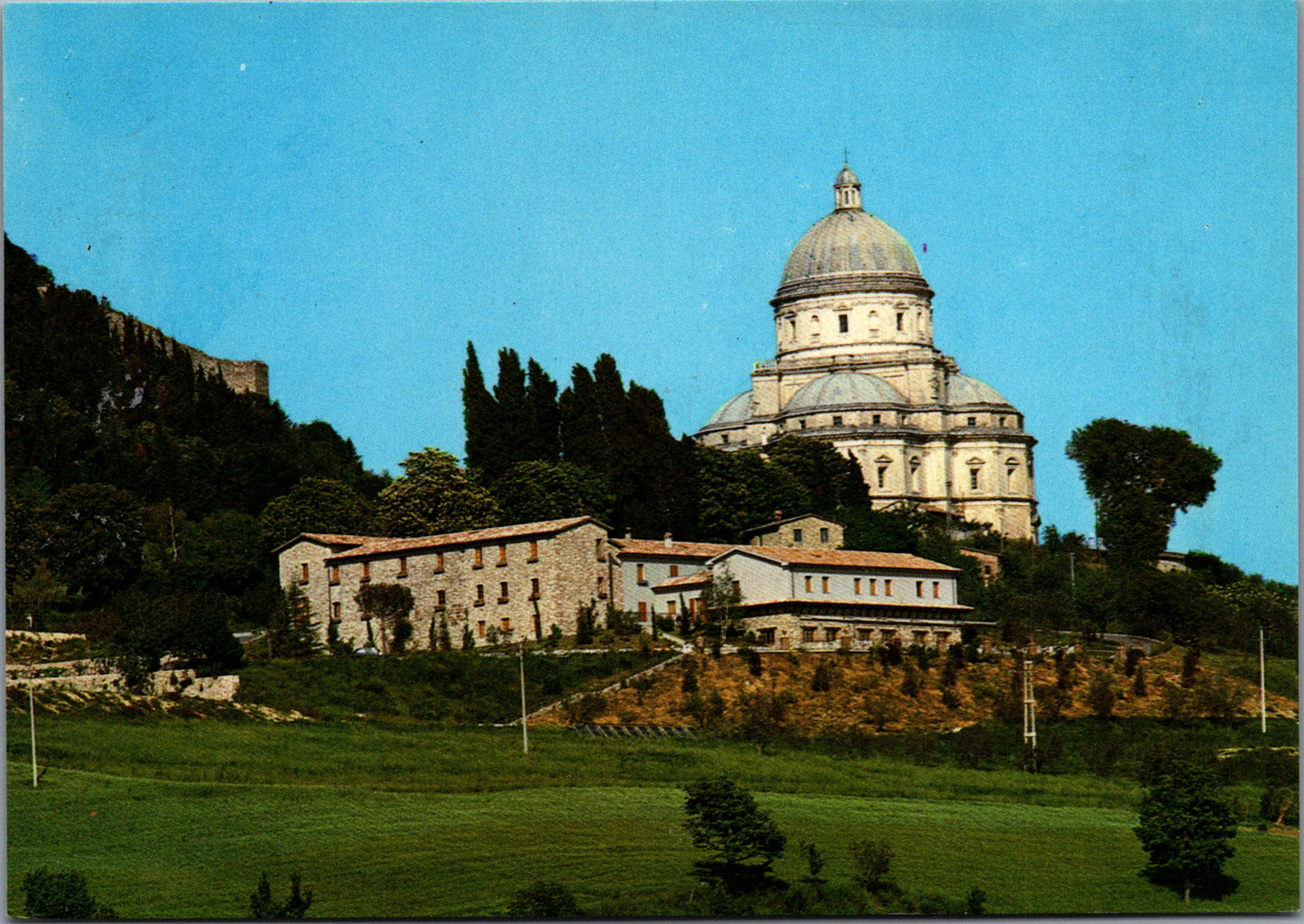 Vintage Postcard Templo de Santa Maria de la Consolacion Todi Italy Unposted