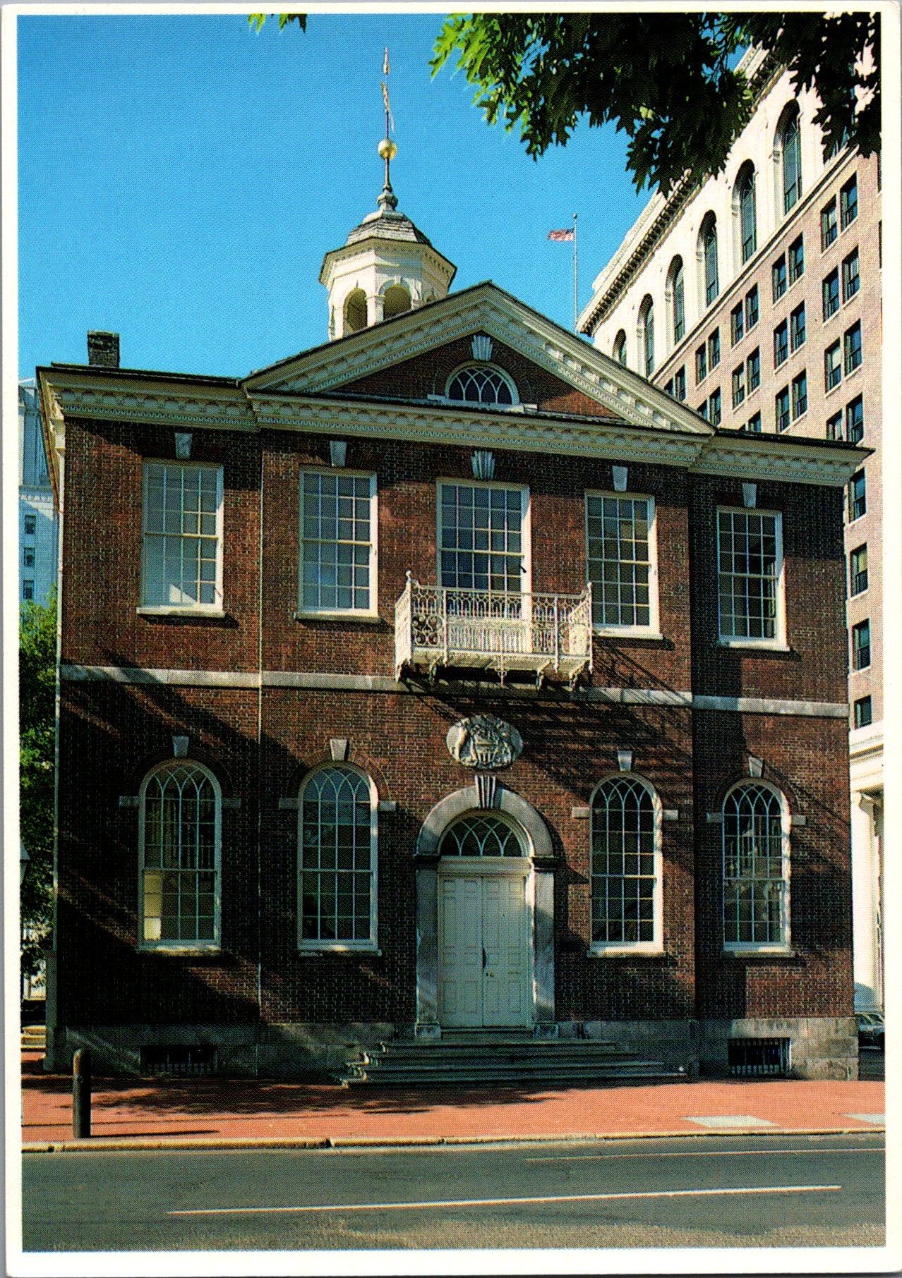 Vintage Postcard Congress Hall Independence National Historical Park Pennsylvani