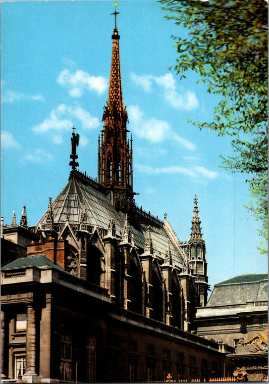 Vintage Postcard Sainte-Chapelle The Holy Chapel Of The Law Courts Paris France