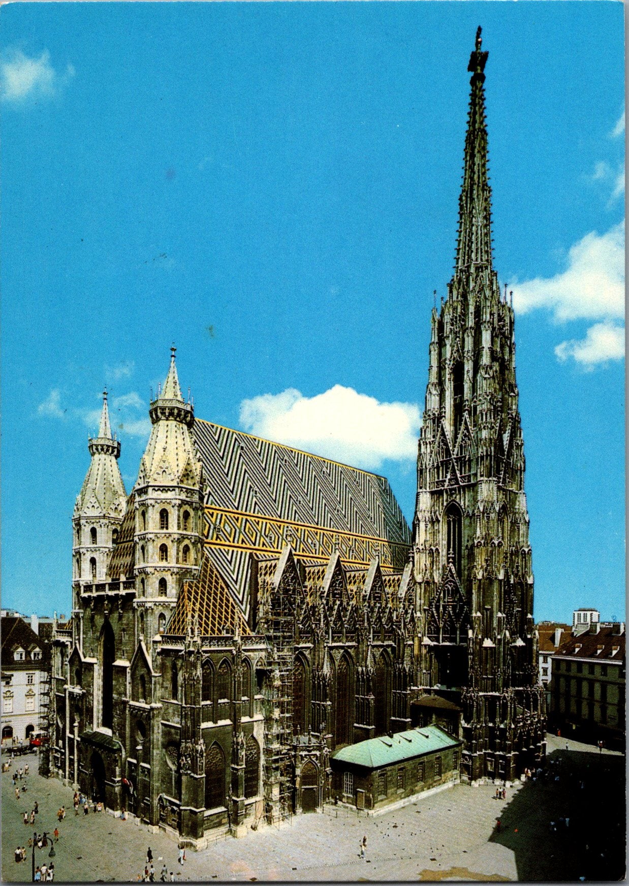 Vintage Postcard Saint Stephen's Cathedral Vienna Austria Unposted