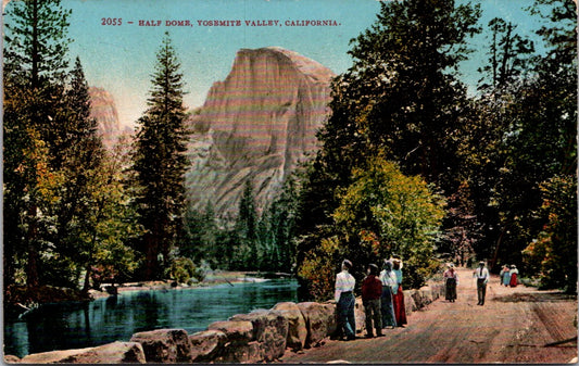 Vintage Postcard Half Dome Yosemite Valley California Posted US Postage 1 Cent