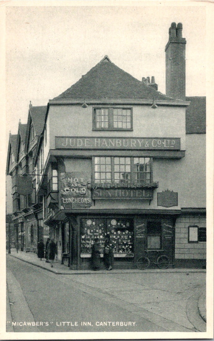 Vintage Postcard Micawber's Little Inn Canterbury United Kingdom Unposted