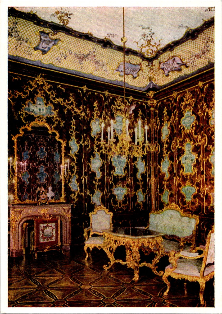 Vintage Postcard The Millions Room Schönbrunn Palace Vienna Austria Unposted