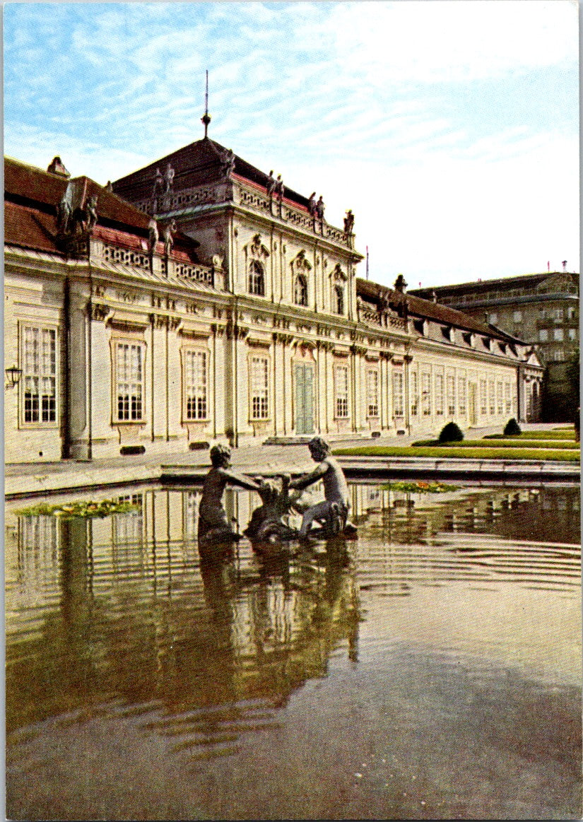 Vintage Postcard Lower Belvedere Palace Vienna Austria Unposted