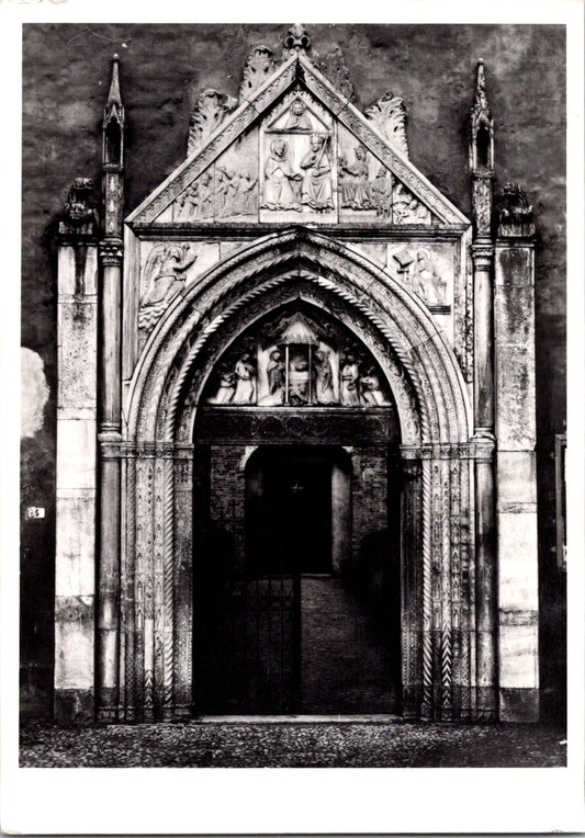 Vintage Postcard The Door San Giovanni Evangelista Ravenna Italy Unposted