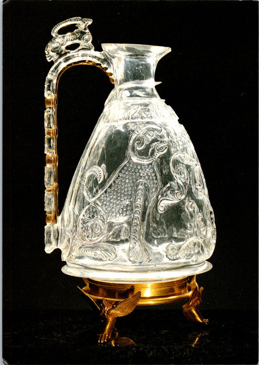 Vintage Postcard Ewer Of Caliph Al Aziz Billah Rock Crystal Gold Enamel Unposted