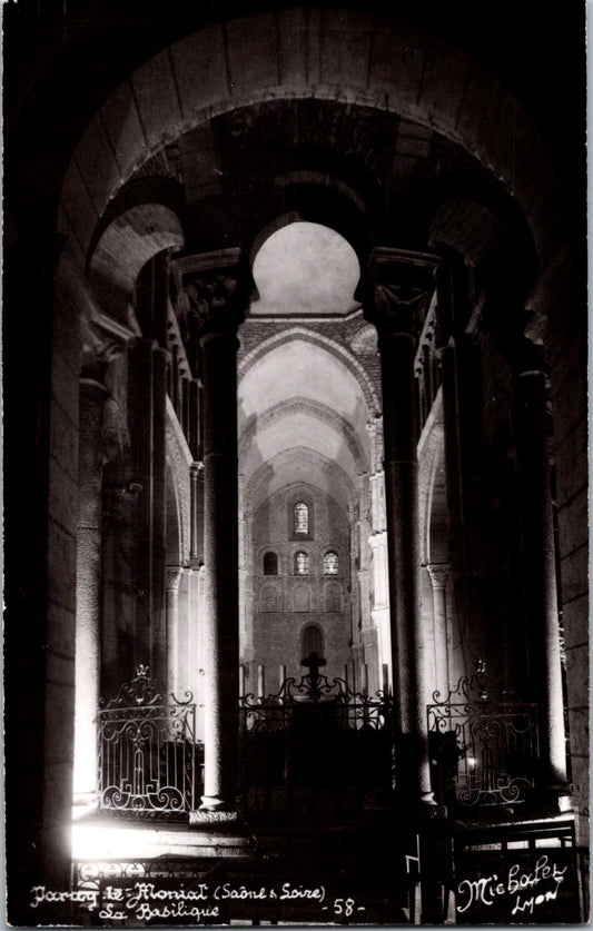 Vintage Postcard The Basilica Of The Sacred Heart Of Paray Le Monial Unposted