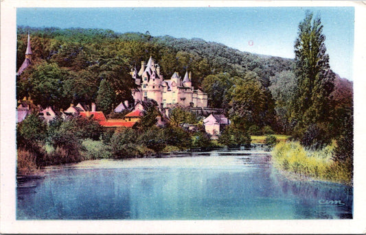 Postcard Vintage Château d'Ussé Castle Sur l'Indre France Unposted