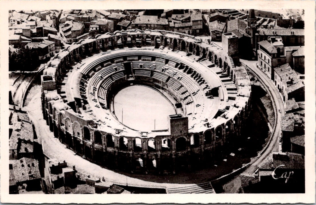 Postcard Vintage The Arenas Estel Arles France Unposted