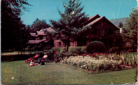 Vintage Postcard The Eseeola Lodge And Cottages Linville North Carolina Posted