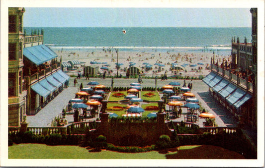 Vintage Postcard Dennis Hotel Ocean's Edge Atlantic City New Jersey Unposted