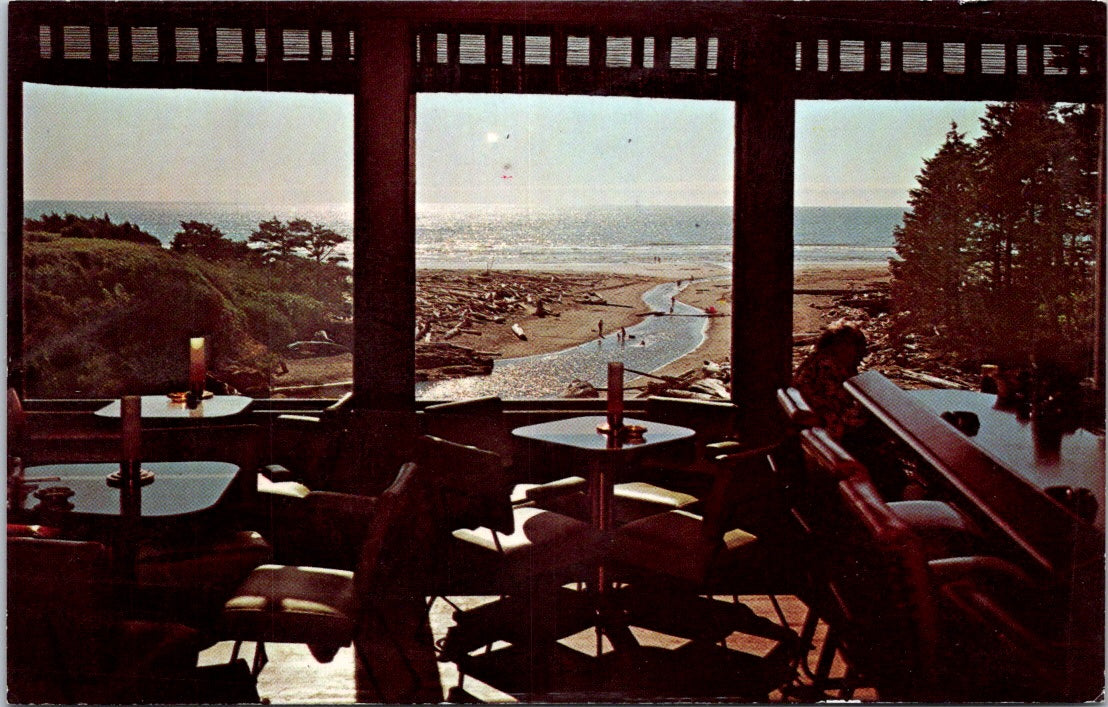 Vintage Postcard Becker's Kalaloch Lodge Clearwater Washington Unposted