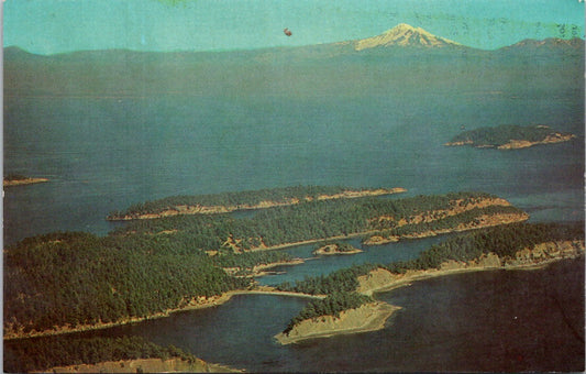 Vintage Postcard Washington State Ferry Evergreen State Puget Sound Unposted