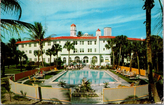 Vintage Postcard  Miramar Inn West Palm Beach Florida Posted 1965 US Four Cents