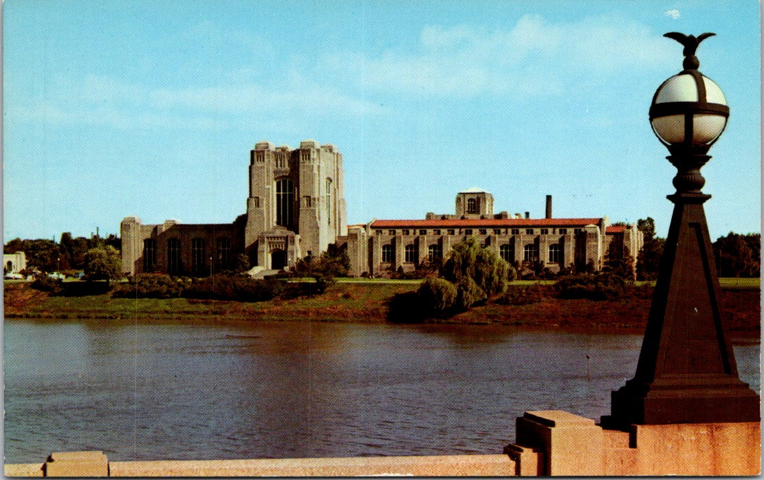 Vintage Postcard City's Filtration Plant Fort Wayne Indiana United States