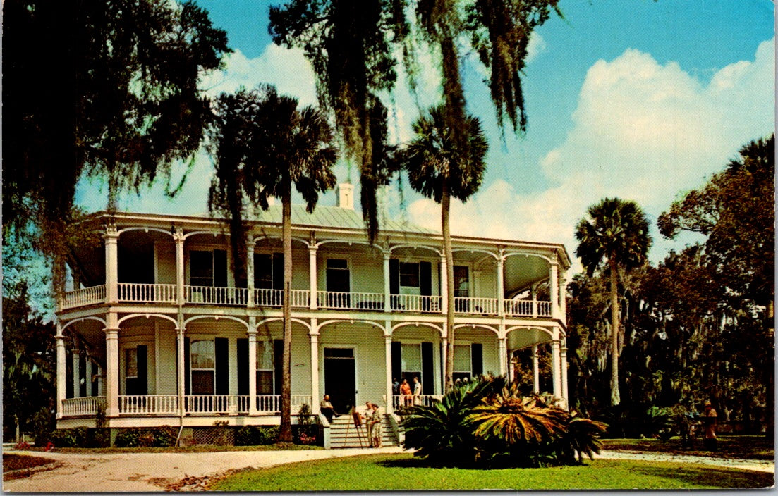 Vintage Postcard DeBary Mansion Historical And Cultural Site Florida Unposted