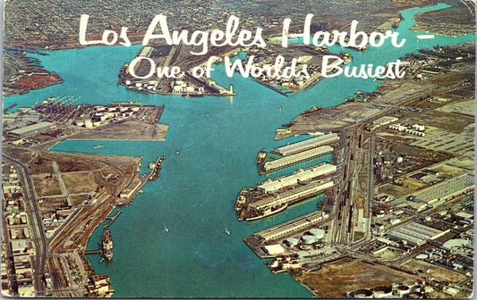 Vintage Postcard Los Angeles Harbor San Pedro California Posted 1971 Six Cents