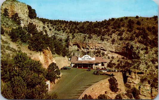 Vintage Postcard Vista Entrance To The Cave Of The Winds  Mountain Park Colorado