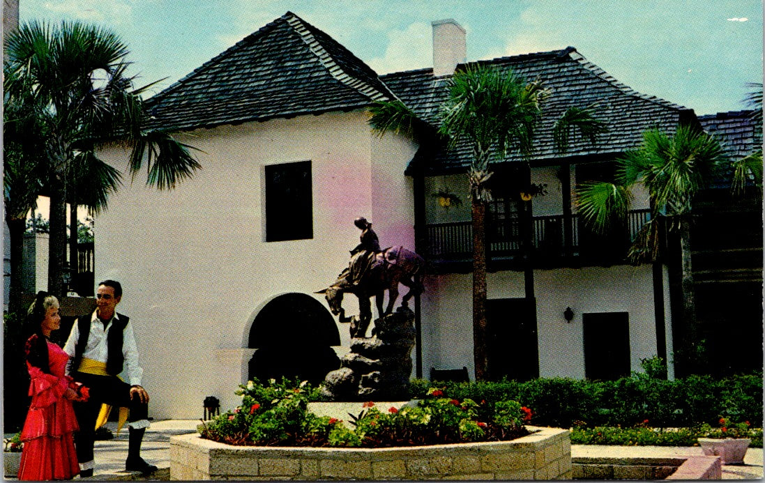 Vintage Postcard Pan American Center Saint Augustine Florida Unposted