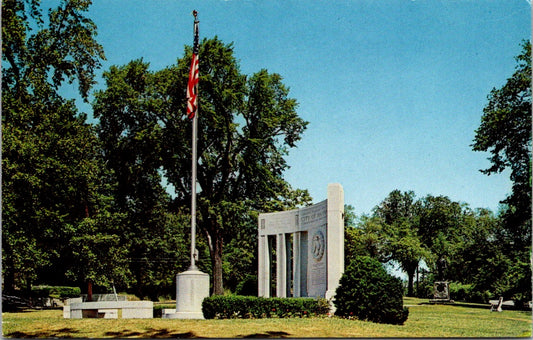 Vintage Postcard War Memorial Haverhill Massachusetts United States Posted