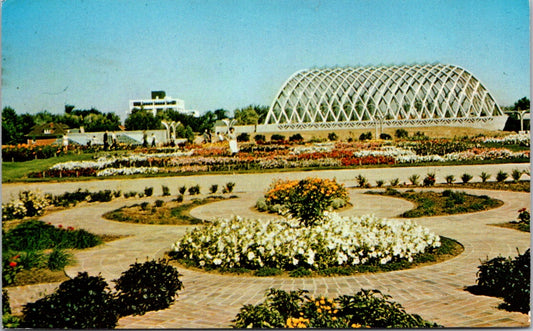 Vintage Postcard View Of Denver Botanic Gardens York Street Denver Colorado