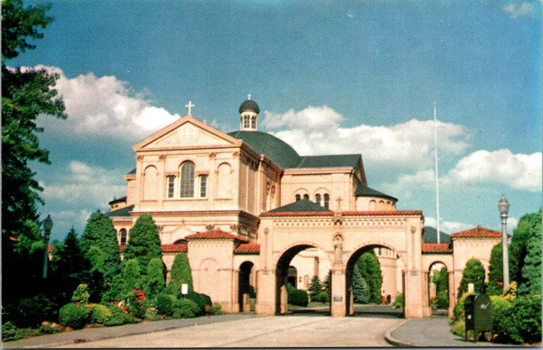 Vintage Postcard Franciscan Monastery And Church Washington D.C. Unposted