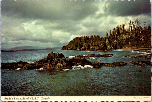 Vintage Postcard Brady's Beach Bamfield British Columbia Canada Unposted