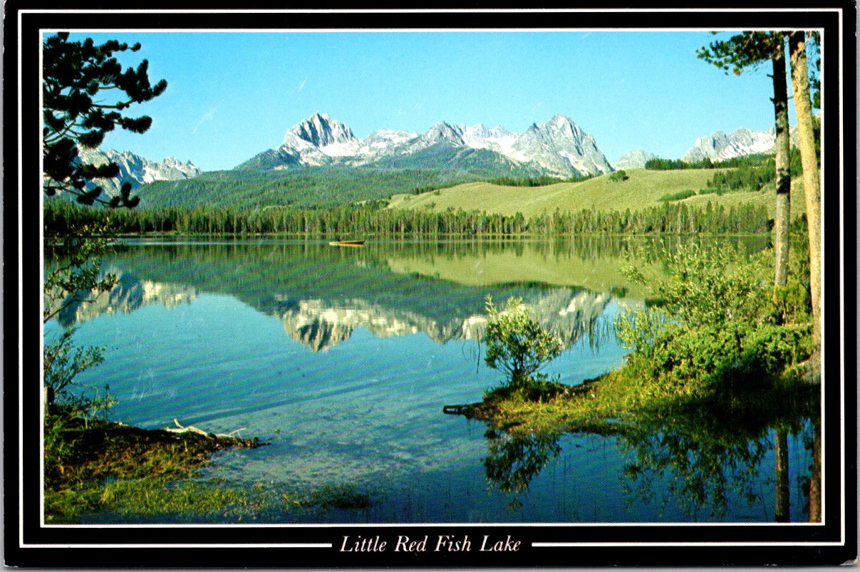 Vintage Postcard Stanley Idaho Sawtooth Scenic Route 75 Stanley Basin Unposted