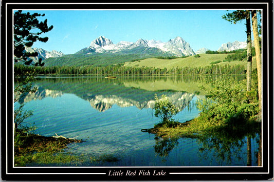 Vintage Postcard Stanley Idaho Sawtooth Scenic Route 75 Stanley Basin Unposted